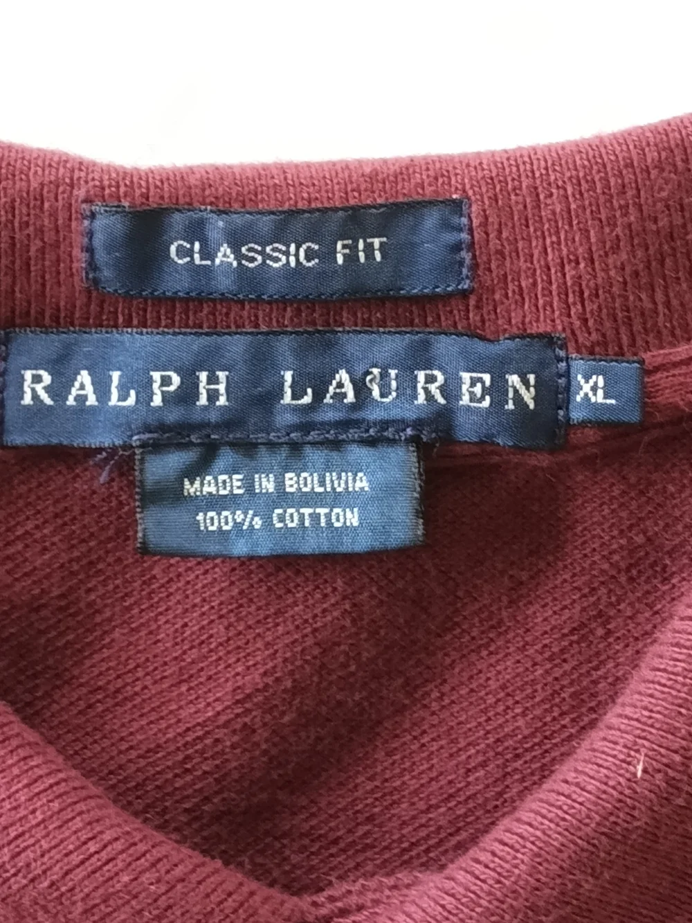 Ralph Lauren Maroon Short-Sleeve Polo